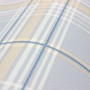 Ver imagem 5 de Papel de Parede Xadrez Azul Acinzentado e Bege Vinilico Lavável+ Cola para Aplicação