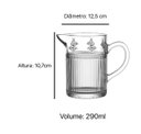 Ver imagem 2 de Leiteira Pequenos Voadores em Cristal Ecológico 290ml - L'hermitage