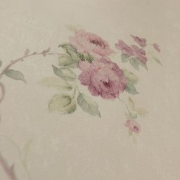 Papel de Parede Floral Rosa Antigo Vinilico Lavável+ Cola para Aplicação - 6