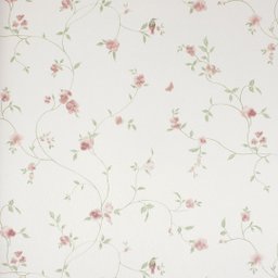 Papel de Parede Floral Vinho e Verde Vinilico Lavável+ Cola para Aplicação - 2
