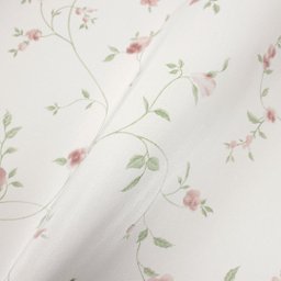 Papel de Parede Floral Vinho e Verde Vinilico Lavável+ Cola para Aplicação - 1