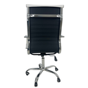 Ver imagem 7 de Kit 6 Cadeira Escritório Esteirinha Giratória Alta Ajustável - Branco