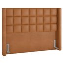 Ver imagem 7 de Cabeceira Cama Box King 195cm Pisa e Recamier Neville P02 Sintético Caramelo - Mpozenato