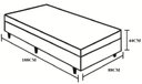 Ver imagem 3 de Cama Box Baú Solteiro Sintético Preto