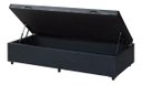 Ver imagem 2 de Cama Box Baú Solteiro Sintético Preto