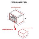 Ver imagem 3 de Forno Elétrico Fogatti Smart 60 Litros Branco - 110v