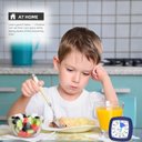 Ver imagem 6 de Secura Timer Visual de 60 Minutos para Cozinha e Estudo com Função Pausa (azul Marinho)