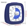 Secura Timer Visual de 60 Minutos para Cozinha e Estudo com Função Pausa (azul Marinho) - 8