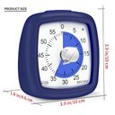 Ver mais imagens de Secura Timer Visual de 60 Minutos para Cozinha e Estudo com Função Pausa (azul Marinho)