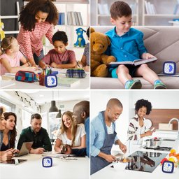 Secura Timer Visual de 60 Minutos para Cozinha e Estudo com Função Pausa (azul Marinho) - 7