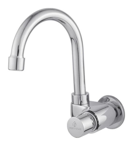 Torneira Lavatório Automática Parede Bica Móvel Toda Metal - 1