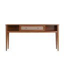 Ver imagem 5 de Aparador em Madeira Maciça 1 Gaveta e 2 Nichos Viena Amêndoa