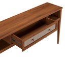 Ver imagem 3 de Aparador em Madeira Maciça 1 Gaveta e 2 Nichos Viena Amêndoa