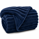 Ver imagem 6 de Boston Cobertor Canelado Alta Gramatura 400g Premium 1,80 x 2,20 Azul Escuro