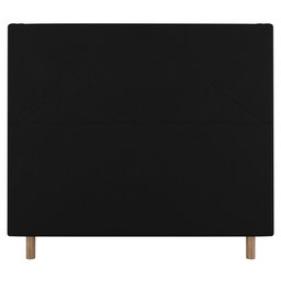 Cabeceira Cama Box Casal King Size Cairo 195cm Corano Preto - Abmaza - 3