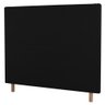 Cabeceira Cama Box Casal King Size Cairo 195cm Corano Preto - Abmaza - 1