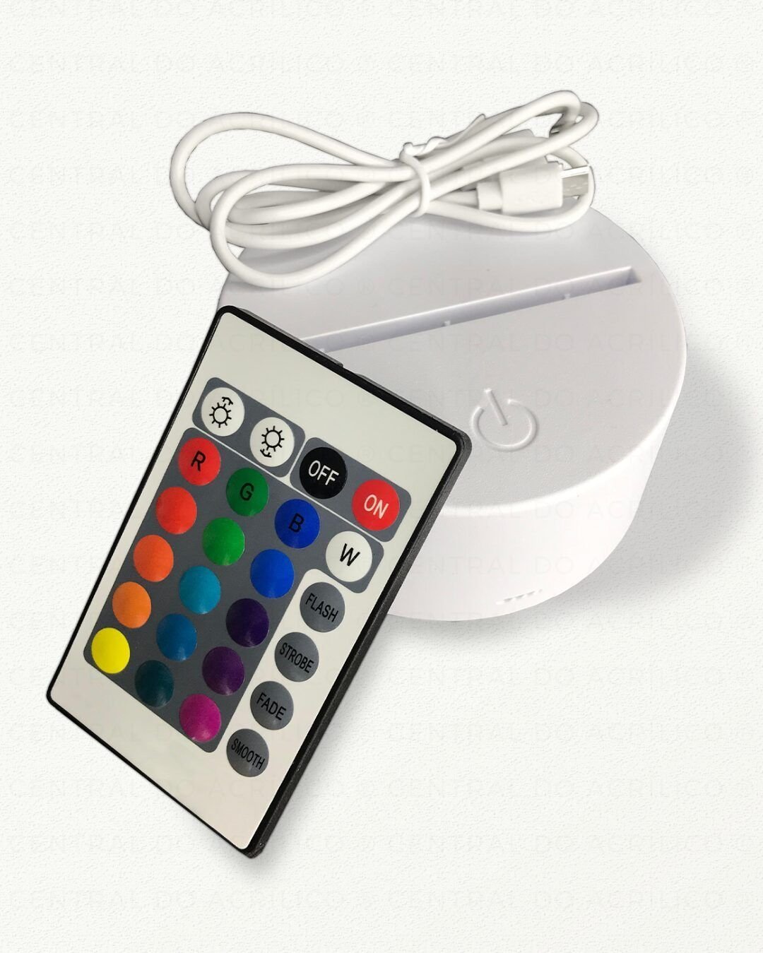 Luminária Luz Led-rgb 3d Stitch - Presente Criativo - 1