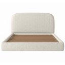 Ver imagem 7 de Cama Queen Flutuante com Cabeceira 160cm Aura W01 Linho Cru - Lyam Decor