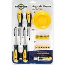 Ver imagem 1 de Kit de Chaves Fenda-phillips com 22 Peças Brasfort [f002]