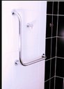 Ver imagem 2 de Alça / Barra de Apoio para Banheiro Inox 304 Polida 70x70cm