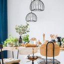 Ver imagem 2 de Pendente de Metal Lâmpada 21x25cm Bella Iluminação