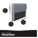 Ver imagem 5 de Cabeceira Casal Queen Cama Box Estofada Cristal 160 Cm Veludo