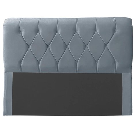 Cabeceira Casal Queen Cama Box Estofada Cristal 160 Cm Veludo