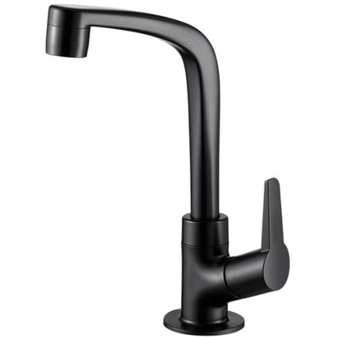 Torneira Lavatório de Mesa Bica Alta Flat Preto Fosco - 7110061 - Lorenzetti