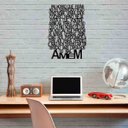 Ver imagem 3 de Quadro Decorativo Oração Pai Nosso 3mm Vazado - Mdf:Preto