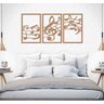 Quadro Decorativo Notas Musicais 3mm Vazado - Mdf:Mdf - 3