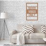Quadro Decorativo Good Vibes Only 3mm Vazado - Mdf:Mdf - 2