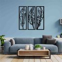 Ver imagem 4 de Quadro Decorativo Penas 3mm Vazado - Mdf:Preto