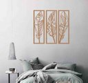 Ver imagem 3 de Quadro Decorativo Penas 3mm Vazado - Mdf:Mdf