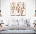 Ver imagem 1 de Quadro Decorativo Penas 3mm Vazado - Mdf:Mdf