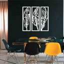 Ver imagem 1 de Quadro Decorativo Penas 3mm Vazado - Mdf:Branco