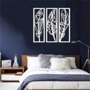 Ver imagem 4 de Quadro Decorativo Penas 3mm Vazado - Mdf:Branco