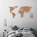 Ver imagem 2 de Quadro Decorativo Mapa Mundi Político 6mm - Mdf:Mdf