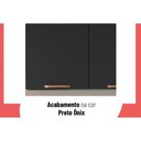 Ver imagem 6 de Cozinha Modulada Completa Thela Emília 4 Peças (2 Armários + 2 Balcões) Preto - Telasul