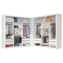 Ver imagem 1 de Closet Casal Premium Clarice 8 Gavetas Carioca Móveis Branco