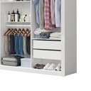 Ver imagem 4 de Closet Casal Premium Clarice 8 Gavetas Carioca Móveis Branco