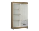 Ver imagem 4 de Guarda Roupa Toquio 4 Portas 2 Gv - Castanho/white- Poquema