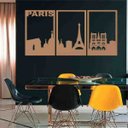 Ver imagem 1 de Quadro Decorativo Paris 3mm Vazado - Mdf:Mdf