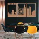 Ver imagem 1 de Quadro Decorativo Londres 3mm Vazado - Mdf:Mdf