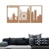 Quadro Decorativo Londres 3mm Vazado - Mdf:Mdf - 2