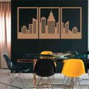 Ver imagem 1 de Quadro Decorativo Cidade 3mm Vazado - Mdf:Mdf