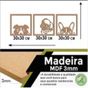 Ver imagem 3 de Quadro Decorativo Chacorros 3mm Vazado - Mdf:Mdf