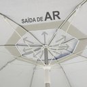 Ver imagem 7 de Guarda-sol Premium Zaka Alumínio 2.5 Metros Branco Grande Reforçado