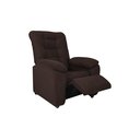 Ver imagem 3 de Poltrona Reclinável Mx61 Onix Suede Marrom B 256 - Matrix