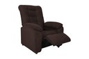 Ver imagem 3 de Poltrona Reclinável Mx61 Onix Suede Marrom B 256 - Matrix