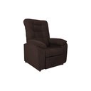 Ver imagem 2 de Poltrona Reclinável Mx61 Onix Suede Marrom B 256 - Matrix